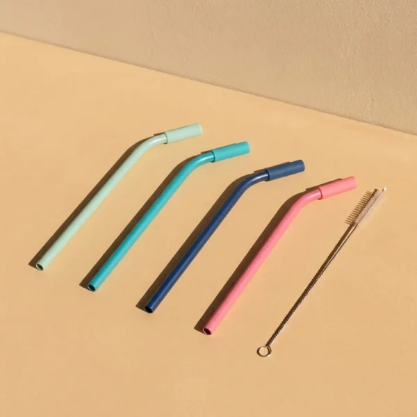Bendy Straw Set in Tide Mix