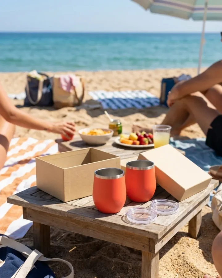 Cabana Duo at the beach