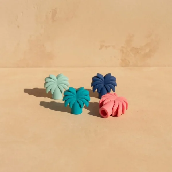 Palm Toppers, Set of 4 in Tide Mix