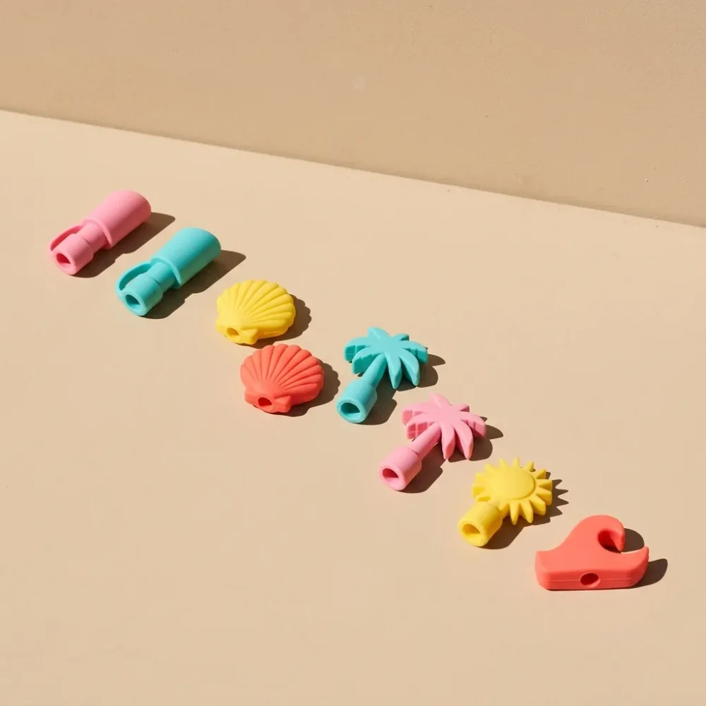 Party Topper Mix, Set of 8, studio photo in midday sun