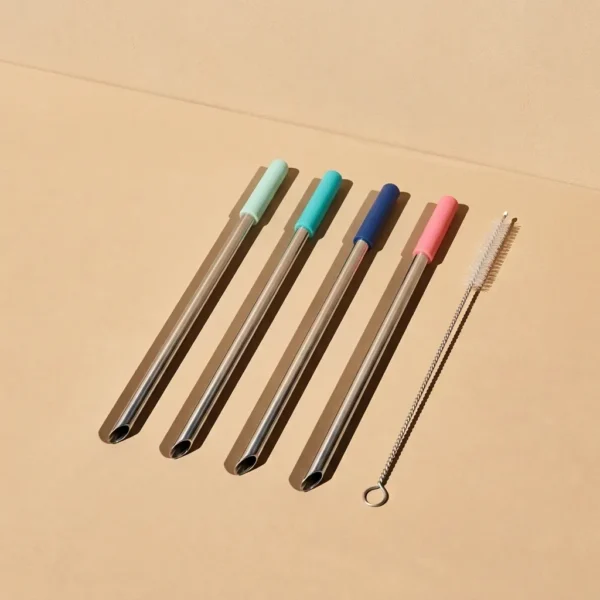 Reusable Straw Set in Tide Mix
