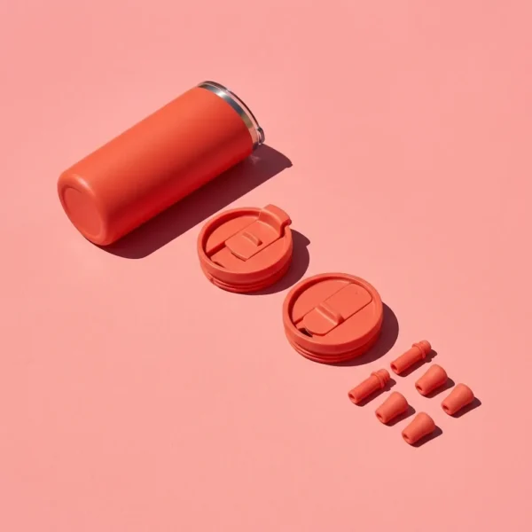 Sip & Swap Set, side view showing the slanted rim