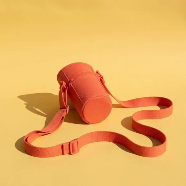 Sling Carrier, side view showing the slanted rim