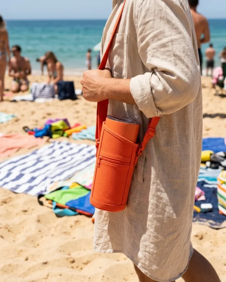 Sling Carrier at the beach