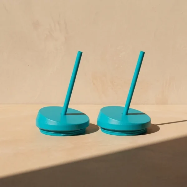 Straw Lid 2-Pack in Lagoon