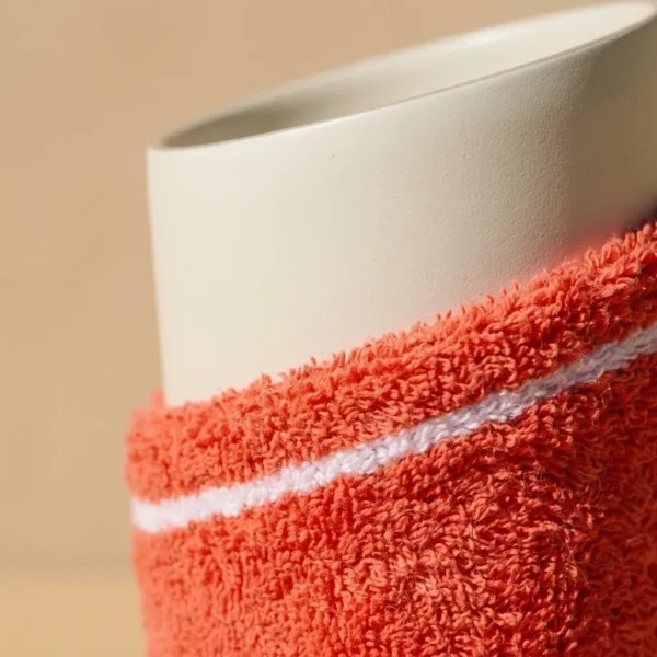 Terry Towel Sleeve, close-up