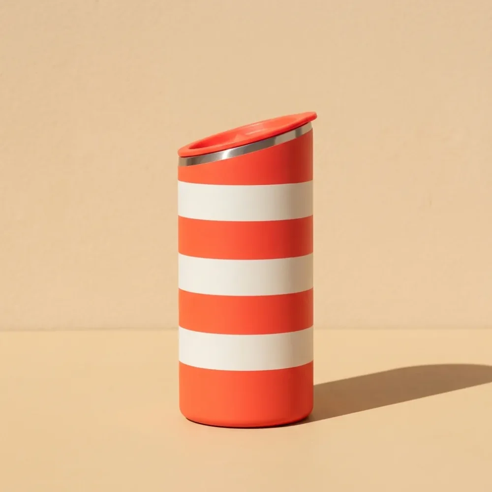 Tilt Cabana Stripe 16 oz, studio photo in midday sun