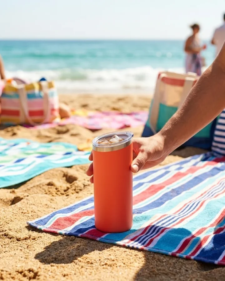 Tilt Classic 16 oz at the beach