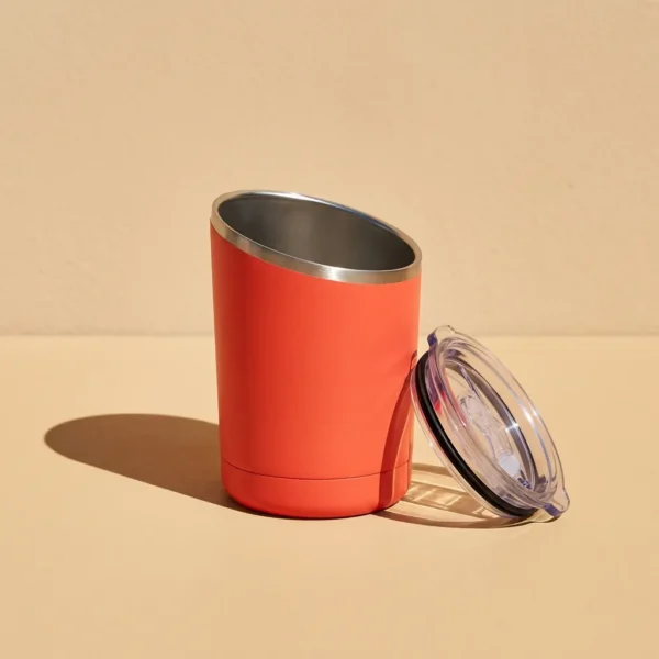 Tilt Lowball 10 oz, studio photo in midday sun