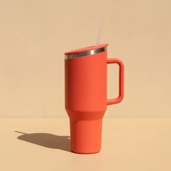 Tilt Quencher 30 oz, studio photo in midday sun