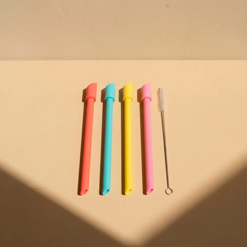 Topper & Straw Kit, studio photo in midday sun