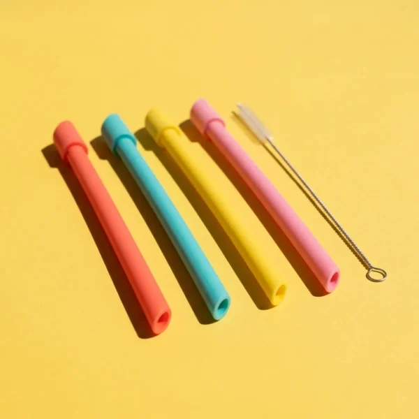 Topper & Straw Kit, side view showing the slanted rim
